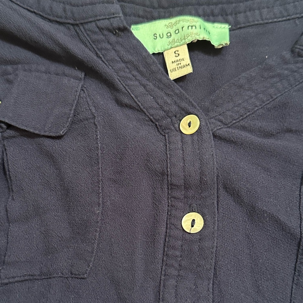 Navy Top - Picture 2 of 2